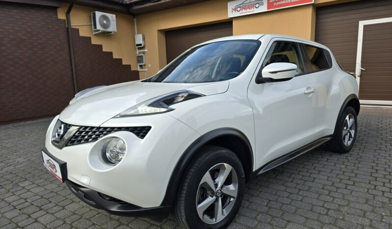 Nissan Juke ACENTA 1.6 Benzyna 112KM Biała Perła Salon Polska Serwisowany FV 23% full