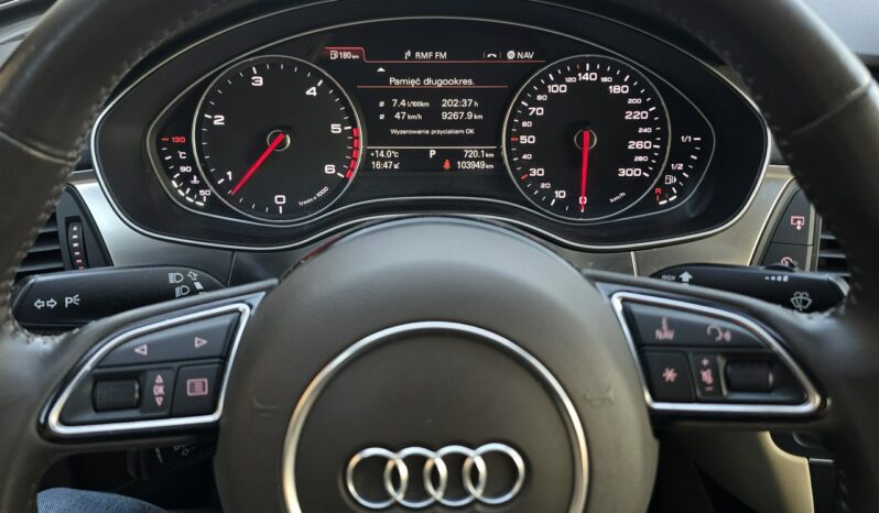 Audi A6 3.0 TDI V6 245KM QUATTRO S-Tronic Salon PL 2014 1wł SerwisASO Oryginał full